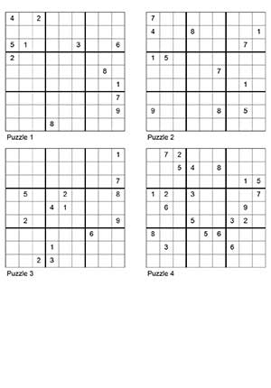 Example puzzle page